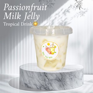 Passionfruit Milk With Jelly